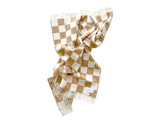 Checkerboard Blanket - Terra White