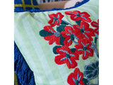 Cushion - Annette Embroidered - Jade - Sage & Clare