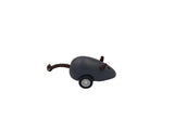 1 x Pull Back Wooden Mouse - Yellow, Green, Red or Grey