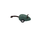 1 x Pull Back Wooden Mouse - Yellow, Green, Red or Grey