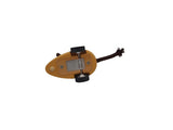 1 x Pull Back Wooden Mouse - Yellow, Green, Red or Grey