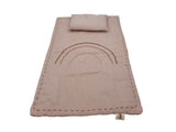 Dolls Quilt & Pillow Set - Rainbow - Pale Pink or Dusty Pink