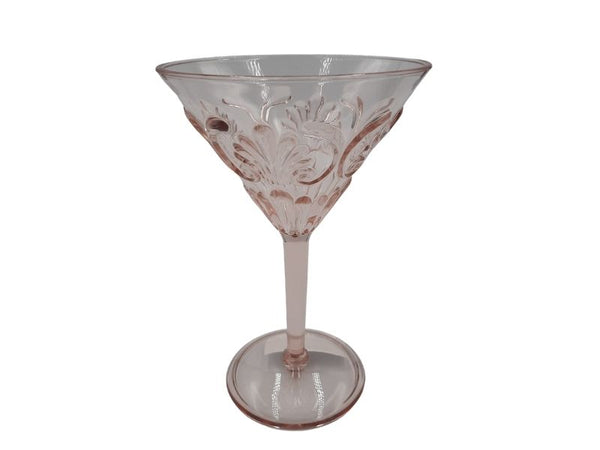 Flemington Acrylic Martini Glass - Pale Pink