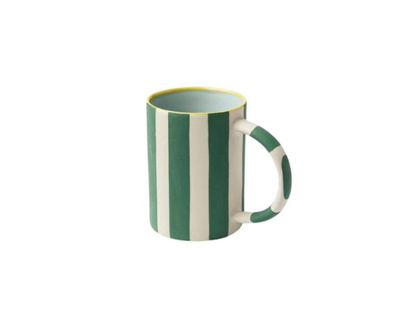 Mug - Happy Stripe - Green - Jones & Co