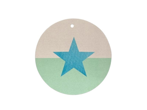 Gift Tag - Two Tone Star