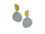 Earrings  - Ceramic - Blue
