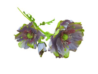 Poppy Garden - Mauve, Green Petals / Pink, Green Centre