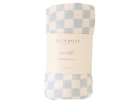 Swaddle - Muslin - Blue Check - Alimrose