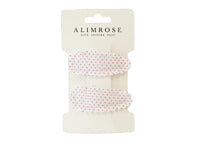 Hair Clip Set - Pink Spot - Alimrose