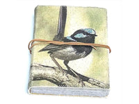 Journal - Canvas - Blue Wren