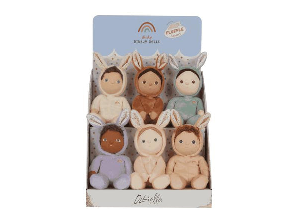 Dinky Dinkum - Multi Pack  - Fluffle Family x 6 - Olli Ella