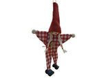 1 x Checked Festive Friends Hanging Decoration - Girl OR Boy