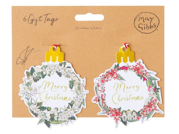 Gift Tags - May Gibbs Wreath - Pack of 6