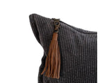 Hudson Corduroy Cushion - 40 x 60cm - Midnight