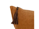 Hudson Corduroy Cushion - 60 x 40cm - Mustard