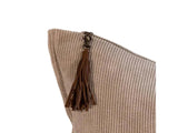 Hudson Corduroy Cushion - 50 x 50cm - Natural