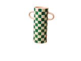 Griffe Green Check Bud Vase - Jones & Co