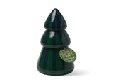 Cabana Christmas Striped Tree Candle - Balsam Fir - Blue/Green