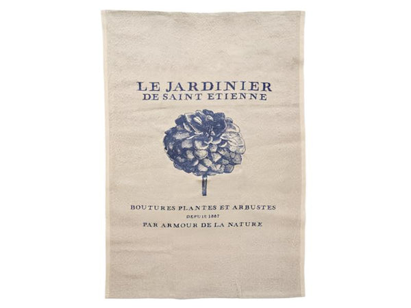 Tea Towel - Vintage Linen/Cot - Le Jardinier