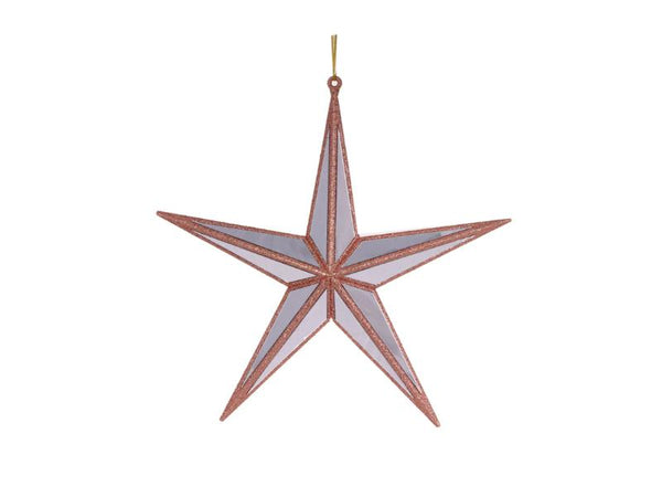 5 Point Hanging Star - Rose Gold