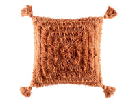 Cushion - Fringe - Rust