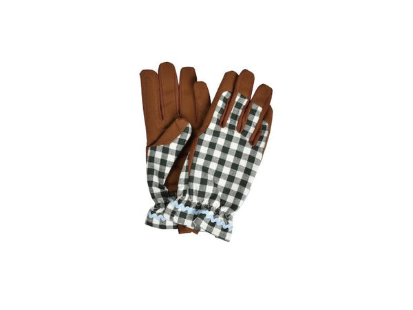 Collector Gardening Gloves - Heritage Green Check