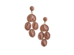 Earrings - Raffia - Pink