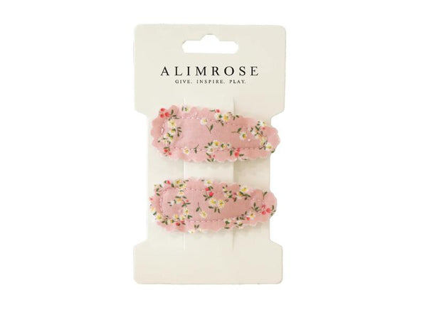 Hair Clip Set - Posy Heart - Alimrose