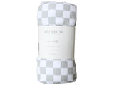 Swaddle - Muslin - Dove Grey Check - Alimrose