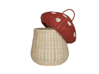 Mushroom Storage Basket - Red - Olli Ella