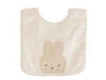 Linen Bunny Bib Ivory - Alimrose