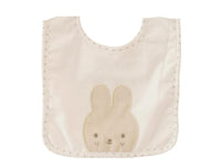 Linen Bunny Bib Ivory - Alimrose
