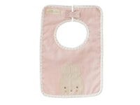 Bib - Linen Bunny - Pink - Alimrose
