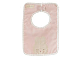 Bib - Linen Bunny - Pink - Alimrose