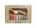 Wooden Music Set - 3 piece - Sunny Orange Stripe