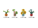 Wooden Dancing Pot Plant