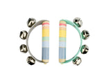 Handbell Cluster - Rainbow - Green or Grey Handle