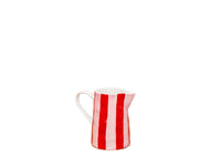 Milk Jug - Pink and Red Stripes - Noss & Co