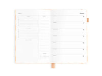 2025 A5 Horizontal Planner - Salmon Check - Fox & Fallow