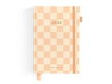 2025 A5 Horizontal Planner - Salmon Check - Fox & Fallow