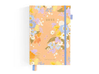 2025 A5 Vertical Planner - Botanika Peach - Fox & Fallow