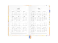 2025 A5 Vertical Planner - Botanika Peach - Fox & Fallow