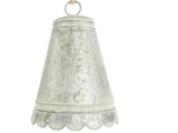 Anvers Scalloped Zinc Bell - Large
