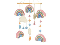 Mobile - Hand-Made - Felted Rainbows