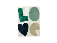 Golden Love Tile - Blue - Jones & Co