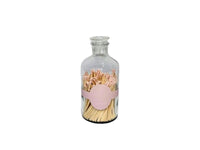 Matches in Glass Jar - Nude Blush Pink