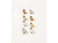 Clip on Sequin Birds - Pastel - Pack of 8