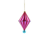 Carnivale Diamond Tree Decoration - Pink & Aqua