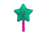 Radiant Star Tree Topper - Emerald & Fuchsia