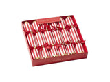 Candy Cane Red Stripe Crackers - Box of 6